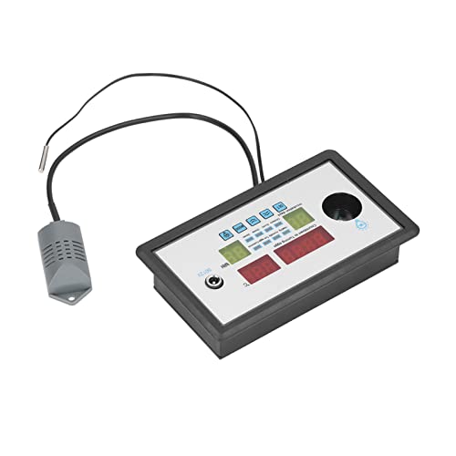 Fdit Intelligent Incubator Thermostat Digital Automatic Incubator Controller Egg Hatcher Temperature Incubator Controller for Various Eggs (12V)