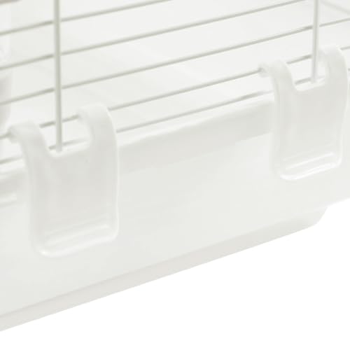 Bird Cage, 2-Tier Freestanding Flight Cage for Small Birds