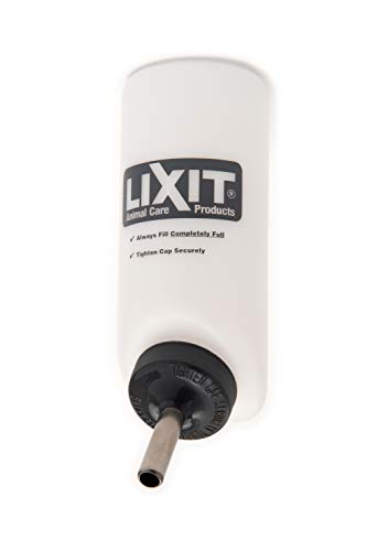 Lixit® Wide Mouth Water Bottles for Small Dogs (White, 16 Ounce)