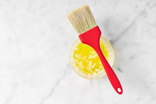 King Arthur Baking Company Professional Pastry Brush, Natural Boar Bristles, 2-Inch, For Butter, Egg Wash, Glaze And Baking Prep (Pack of 2) - size: 2-Inch (Pack of 2)