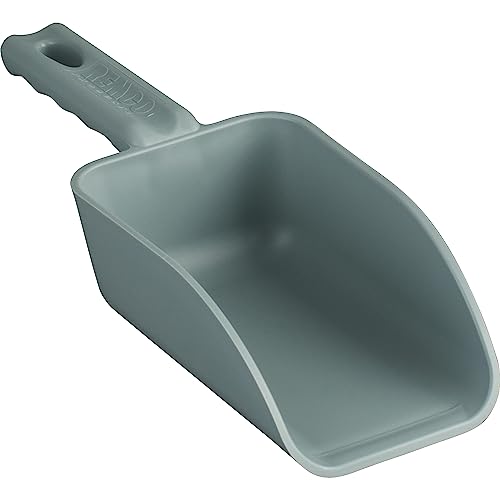 Vikan Remco 630088 Color-Coded Plastic Hand Scoop - BPA-Free Food-Safe Kitchen Utensils, Restaurant and Food Service Supplies, 16 oz, Gray - color: Gray, size: 16 ounces