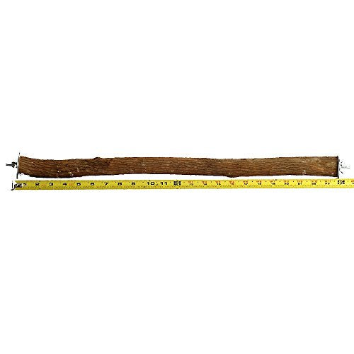 Polly's Full Length Hardwood Cage Perch for Parakeets, Cockatiels, Cockatoos, Macaws, and Other Birds (24") - size: 26 inch (Pack of 1)