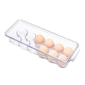 12 Eggs Holder for Refrigerator, Clear Egg Container for Fridge, Kitchen - size: 12 Eggs