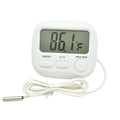 Small Digital Thermometer ON/Off Switch Indoor/Outdoor Meter Gauge with 3ft/1M Probe Sensor - style: Style B