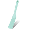 Crepe Spatula Narrow Silicone Thin Spatula Omelet Turner Multifunctional Long Heat Resistant Cooking Non Stick Pancake for Omelet Crepes Cooking Egg Burgers Pizza Pancake Steak(Aqua Sky) - color: Aqua Sky