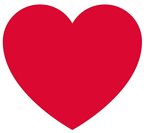 Infusion Round Teacher Stamp, Holiday, 3/4'' Self-Inking Rubber Stamp - Heart - Red Ink - color: Heart