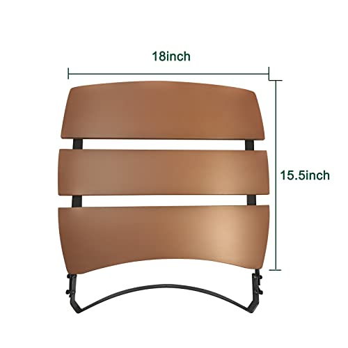 Side Shelves Big Green Egg Accessories, Composite 3 Slat Egg Mates for Large Big Green Egg with Folding Side Shelves Replacement Parts Grill & Smoker Accessories - size: L3 Side Shelves