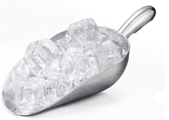 HORNO 12oz Silver Cast Aluminum Shovel Scoops-1pcs | Ideal for Ice Cube, Coffee Bean, Food, Candy, Flour, Dry Goods ,Spice.