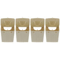 Alipis Bird Breeding Box 4Pcs Hanging Nesting Boxes for Small Birds Finch Parakeet Budgie Plastic Bird Hatching House Durable Weather Resistant Supplies