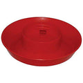 Harris Farms Screw-on Poultry Watering Base for Quart Jar, Red - color: Red