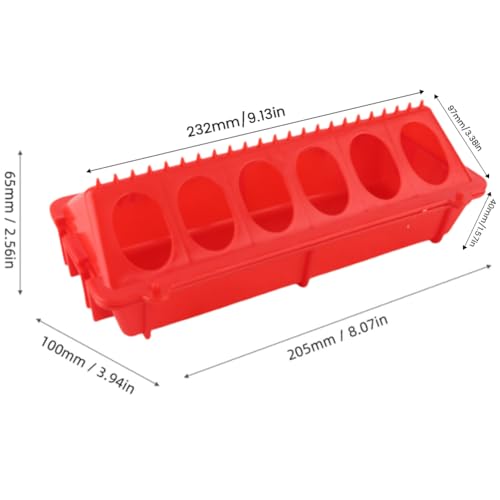 10 Set Flip Top Poultry Feeder, Flip Top Chick Feeder Plastic Quail Small Poultry Feeding Tray 12 Trough Dish Dispenser for Chicken Duck