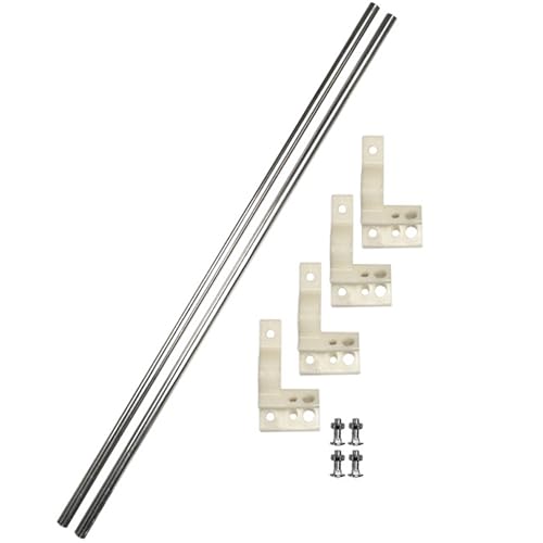 Heath Telescoping Martin House & Gourds Poles, White, 2 Pack