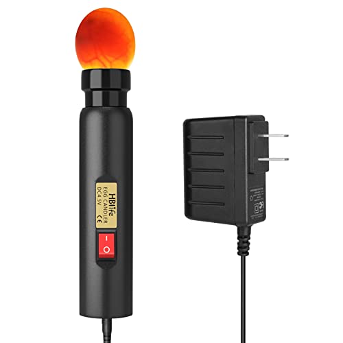 Blife Wired LED Egg Candler, Bright Cool Light Egg Candler Tester for Monitoring Egg Development with 2 Soft Rubber