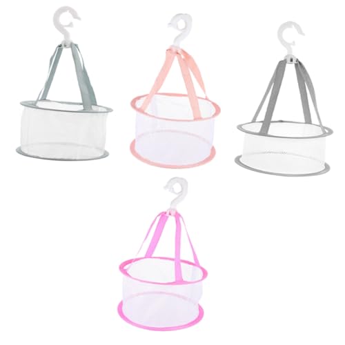 DECHOUS 4pcs Makeup Brush Drying Rack Brush Drying Net Beauty Egg Small Basket