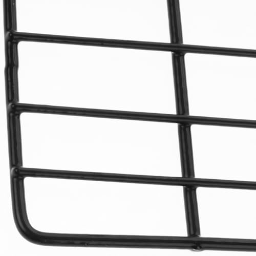 POPETPOP Grid Iron Wall Shelf Bird Cage Platform Perch with Hooks for Parrots and Small Birds Hanging Wire Shelf for Cage Wall Decoration 3 Pack 9.84 X 5.90 X 8.26 in