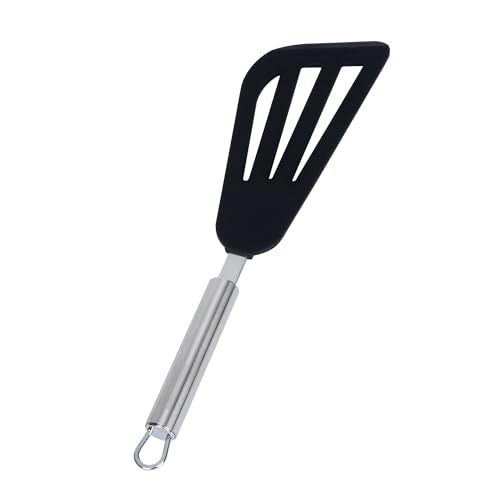 Restaurantware Black Silicone Fish Egg Turner Spatula - size: Silicone Fish/Egg Spatula