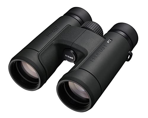 Nikon PROSTAFF P7 10x42 Binocular | Waterproof, fogproof, rubber-armored Full-Size Binocular, oil & water repellent coating & locking diopter | Official Nikon USA Model | 7 Degree Angle of View, fogproof, Nitrogen Filled Waterproof down, field of view at