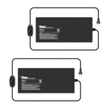 iPower 8x18 Inch Reptile Heating Pad with Adjustable Controller Knob, Under Tank Heater Mat for Turtles, Lizards, Snakes, Amphibians & Small Pets, 2 Pack - size: 8 X 18 Inch, style: 2 Pack Heat Pad with Adjustable Knob