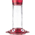 More Birds Bird Health Diamond Hummingbird Feeder, 30oz, Red