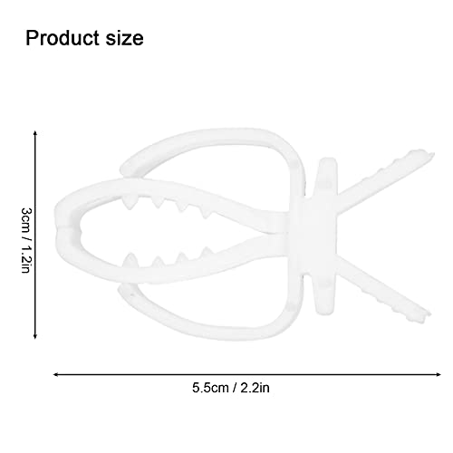 10Pcs Bird Food Holders Vegetables Fruit Clip Holders Plastic Parrot Cage Seed Feeder Food Holder for Pet Parrot Cage Accessories