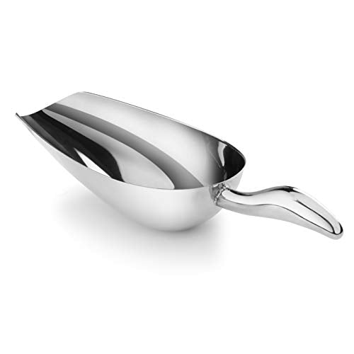 New Star Foodservice Restaurant Grade Stainless Steel Bar Ice Flour Utility Scoop, 36-Ounce - size: 36-Ounce Stainless Steel