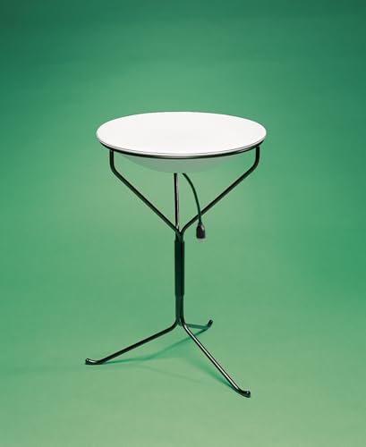 Allied Precision Industries (970) 20-Inch Diameter Heated Bird Bath with Metal Stand - 338348, Light stone color