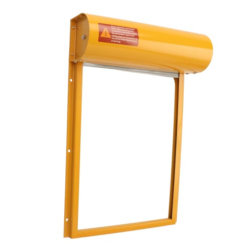 Automatic Chicken Coop Door Opener Battery Powered Timer LED Display with Programmable Controller for Chicken Duck Goose Poultry Coop (Yellow) - color: Yellow