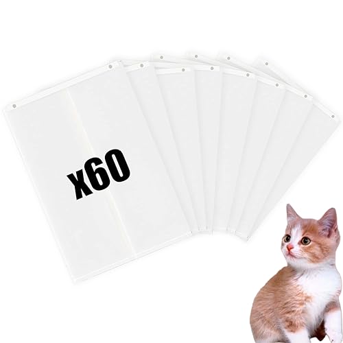 Cat Litter Box Liners for PetSnowy SNOW+ Cat Litter Box (60 Pcs) | Self-Sealing Waste Drawer Bags for Automatic cat Litter Box - color: 60 Pcs