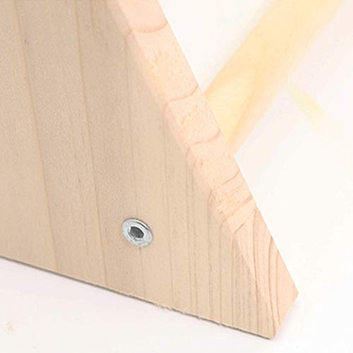 Chicken Perch Parrot Wood Perch, Trimming Bird Strong Chick Jungle Gym Roosting Bar for Coop and Brooder, Training Perch Toys for Large Bird, Parrot, Macaw, Hens (Random)