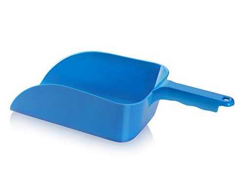 New Star Foodservice Commercial Grade Polycarbonate Plastic Utility Ice Scoop, Blue, 64 oz - color: Blue, size: 64 oz.