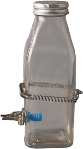 5 Springs (with 2 Clips) for Fixing Drinking Bottles for Small Animal Feeding and Watering Articles, Used Singly or in Combination to Hold Rabbit Water Dispenser