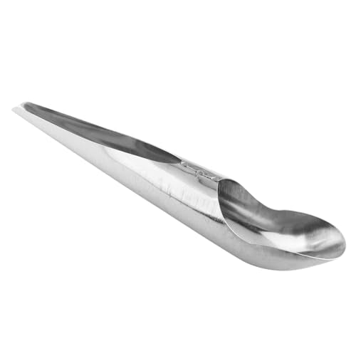LQ Industrial 2PCS 210x8mm Stainless Steel Bird Food Feeding Scoop Backyard Birding Wildlife Feeder Accessories