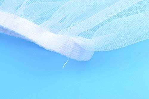 Bird Cage Seed Catcher Seeds Guard Parrot Nylon Mesh Net Cover Stretchy Shell Skirt Traps Cage Basket Soft Airy (M, White) - color: White, size: Medium