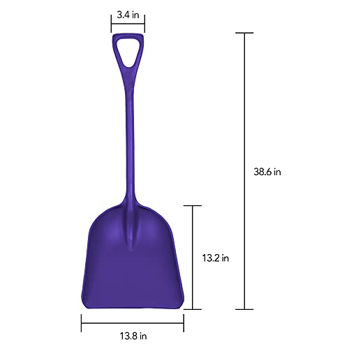 Remco 69828 Shovel,One-Piece,14",PP,Purple - color: Purple, size: 14 inch Blade