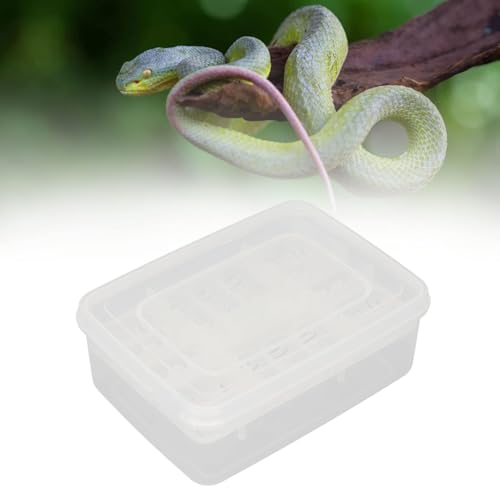 16 Grids Reptile Breeding Box, Reptile Incubator Professional Plastic Reptile Breeding Box Hatching Incubator for Amphibians Snakes Lizards Turtles Tortoises Geckos
