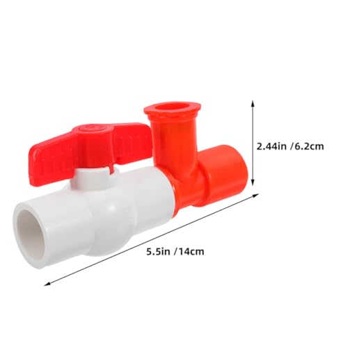 Tofficu 2pcs Chicken Water Line Pressure Regulators for Poultry Farm with Automatic Air Release Valve Reusable Waterer System Parts for Stable Pressure Control and Efficient Feeding