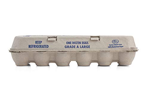 MT Products Printed Empty Egg Cartons Holds 12 Eggs - Cardboard Crate for Eggs (Pack of 15) - Made in USA - size: Large