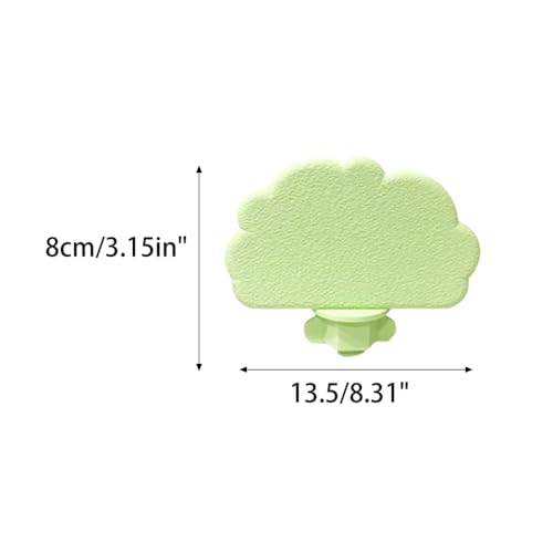 3PCS Parrot Grinding Platforms, Washable Cloud Design Bird Stand with Screw Lock, Natural PLA Material for Nail Beak Care, Cage Accessory - size: M