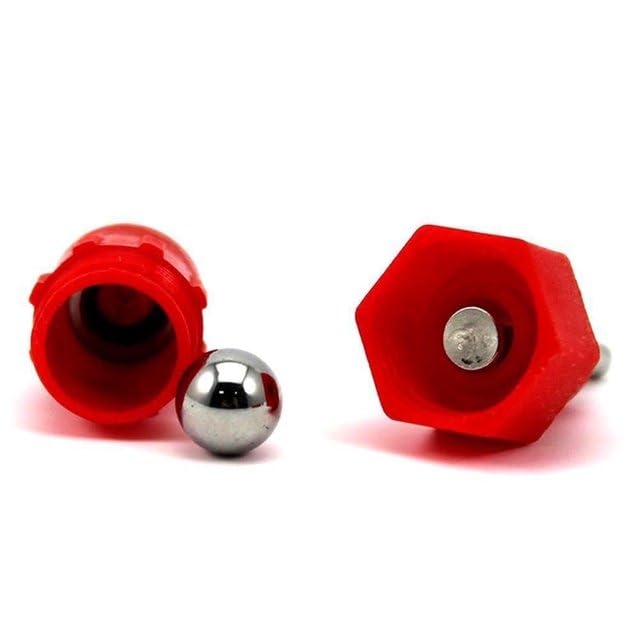 10Pcs Red Chicken Waterer Nipples Automatic Poultry Watering Nipples Chicken Drinkers Easy Installation Used Repeatedly Easy to Store,Poultry Feeding and Watering Supplies