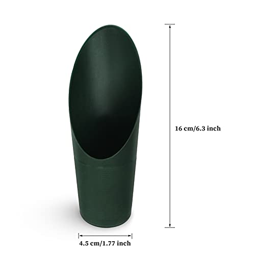 5PCS Bonsai Soil Scoops, Plastic,Potting Scoopers, Bucket Shovel, 5-Color | Garden Soil Scoops, Colorful Small Gardening Tools, Suitable for Flower Planting, Bonsai, Potting, Cultivation, Weeding