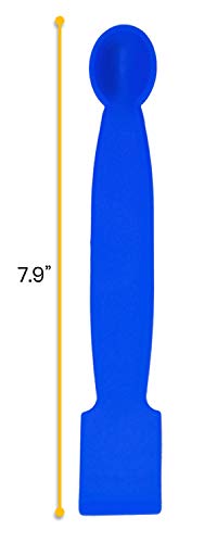 EISCO Scoop with Knife Edge, 7.9" - Polypropylene - Chemical Resistant - Dual Ended