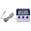 Digital Refrigerator Thermometer - Accurate Indoor/Outdoor Fridge Thermometer and Freezer Thermometer, Fast Reading, Ideal for Home and Commercial Use