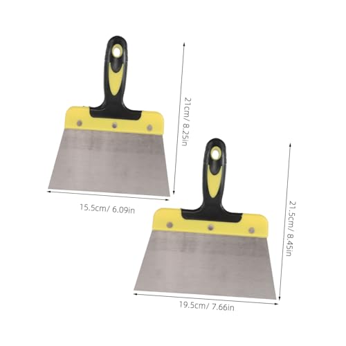 UPKOCH 2 Pcs Stainless Steel Bird Droppings Scraper Ergonomic Bird Cage Cleaner for Parks Balconies and Public Spaces Durable Easy to Use Droppings Cleaning Tool