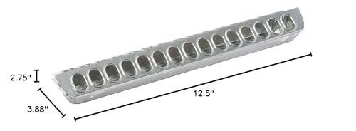 Little Giant® Slide-Top Poultry Ground Feeders | Galvanized Feeding Trough Tray | Durable and Lightweight Chicken Feeder | Made in USA (24 Inch) - size: 24 Inch