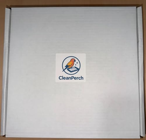 CleanPerch™ Bird Food Waste Catcher Tray with Suction Cups. Half Stadium Shape That attaches to Windows. Reduces Scatter, Easy-Clean, and Low-Profile (White, 12" x 11.5" x 3.7) - color: White, size: 12" x 11.5" x 3.7"