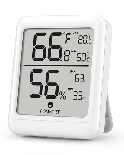 BN-LINK Digital Hygrometer Indoor Room Thermometer with LCD, 1 Pack | Accurate Temperature and Humidity Meter with Large LCD Monitor for Home, Bedroom, Terrarium, Incubator, Greenhouse - size: 1 Pack
