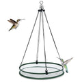 FoldTier 1 Pieces Universal Wild Bird Seed Catcher Hanging Hoop Platform Bird Seed Catcher Tray for Hummingbird Feeders Bee Feeder Outdoor Garden Accessories (16 Inch) - size: 16 Inch