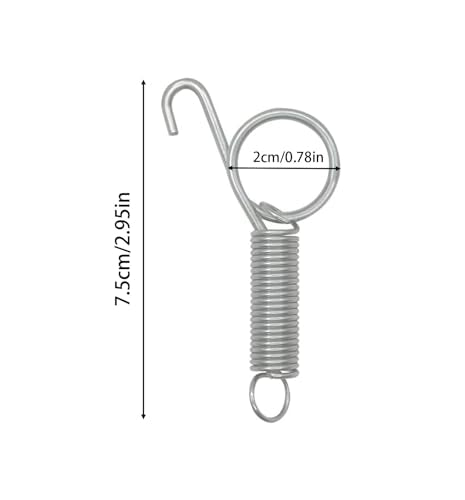 30 Pcs Pet Cage Door Latch Spring Hook Quail Cage Clips for Wire Cages - Fixing Small Animal, Rabbit, Dog, Cat, Parrot, Guinea Pig, Squirrel