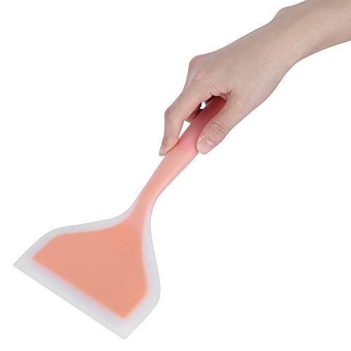 Silicone Pancakes Shovel Wide Spatula Turner, Soft Edge Turner - color: Orange,Green