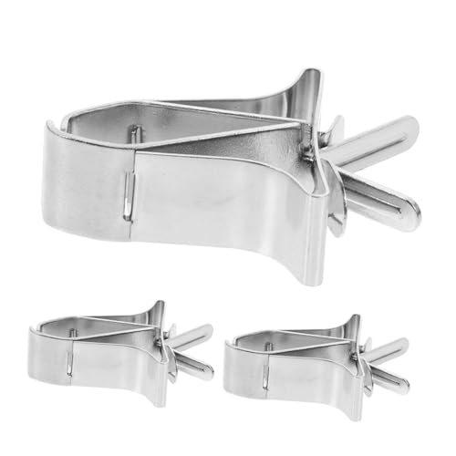 Yardwe 3pcs Bird Food Clips Practical Fixed Clip for Parrot Vegetable Fruit Holding for Bird Cages Suitable for Parakeets Canaries and Animals
